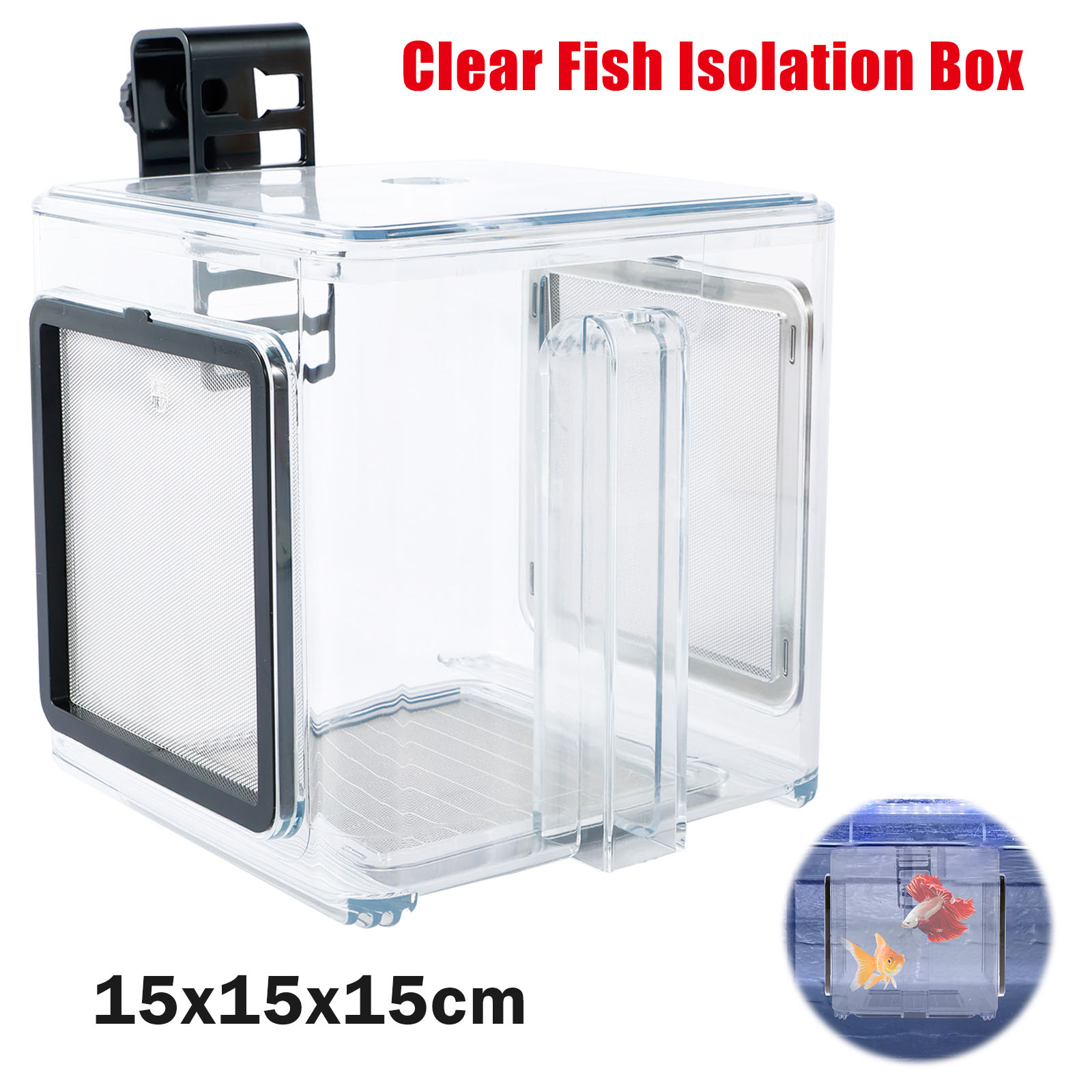 Aquarium Fish Jar - Aquarium Fokker Doos Vis Kweekdoos Doorzichtige