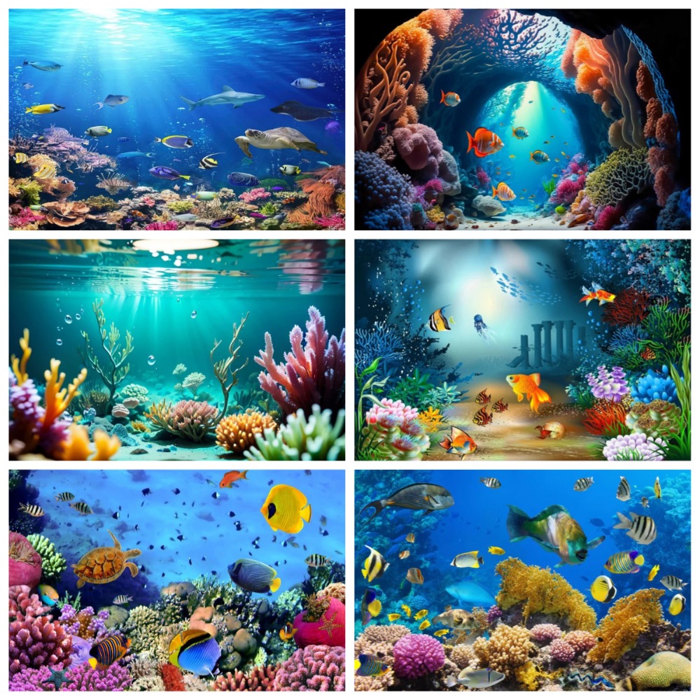 Aquarium Fish World - Onderwaterwereld Vis Koraal Aquarium Thema Fotografie