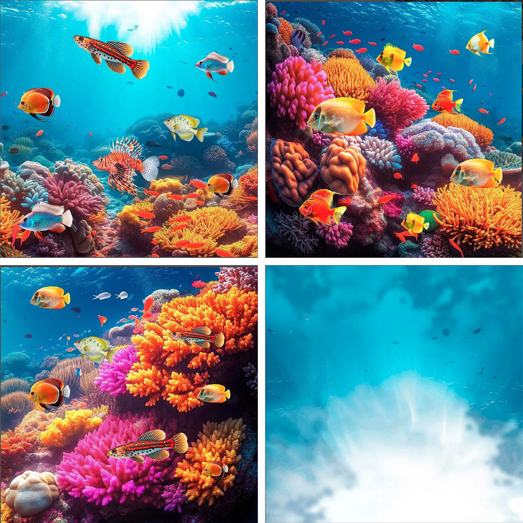 Aquarium Fish World - Mehofond Onderwaterwereld Zeebodem Fotografie Achtergrond Zomer