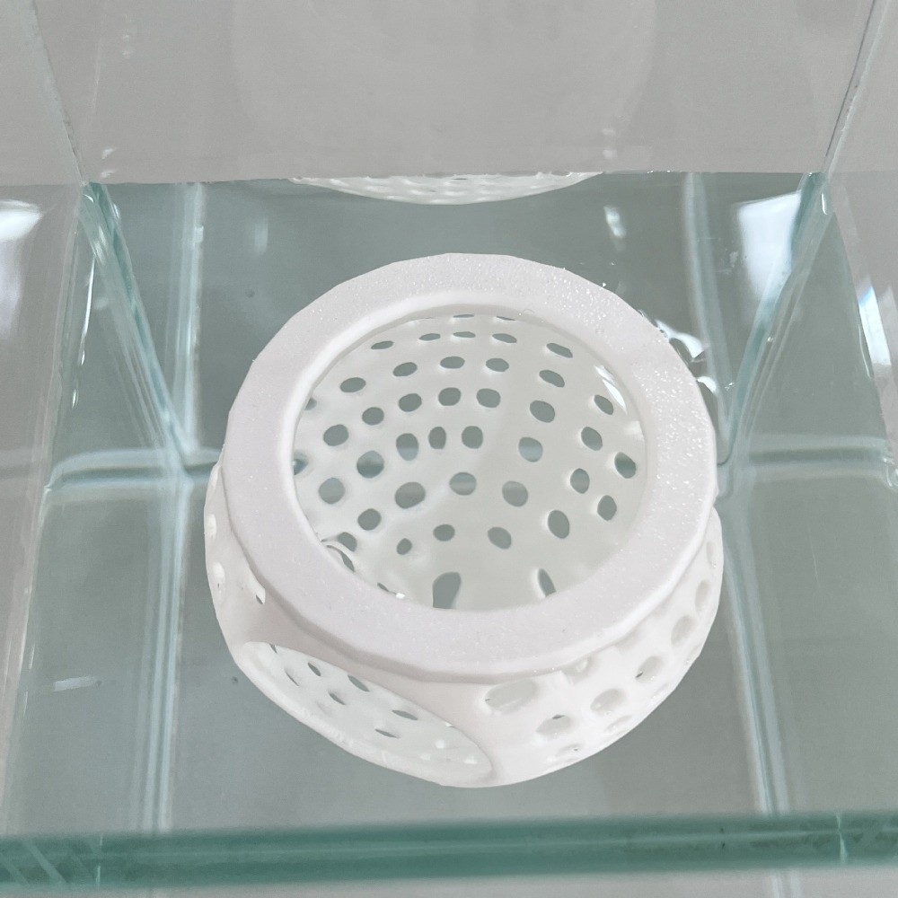 Aquarium Fish Food - 3D-geprinte zwevende vis hangmat schuilplaats hol