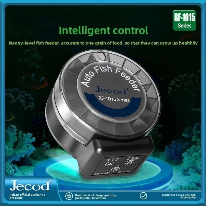 Aquarium Fish Food - Jebao Nieuwe Automatische Visvoederautomaat RF-1015 met