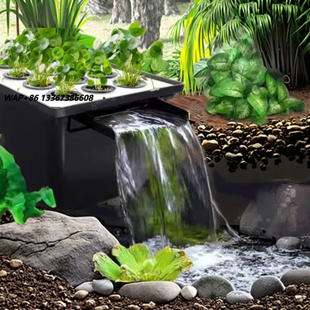 Aquarium Fish In Pond - Fabrieksdirect Buiten Tuinvijver Waterval Filtersysteem Verborgen
