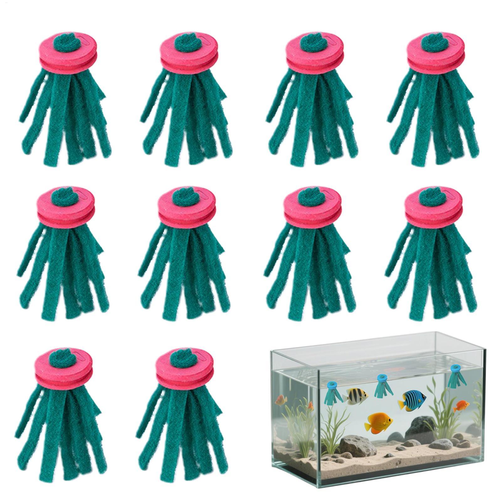 Aquarium Fish Food - 10 Stuks Aquarium Spawning Mop Decoratieve