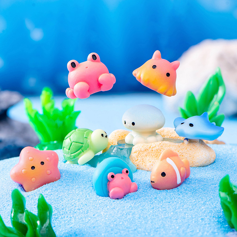 Aquarium Fish Discus - Creatieve Hars Oceaandieren Dolfijnen Qctopuses Kwallen