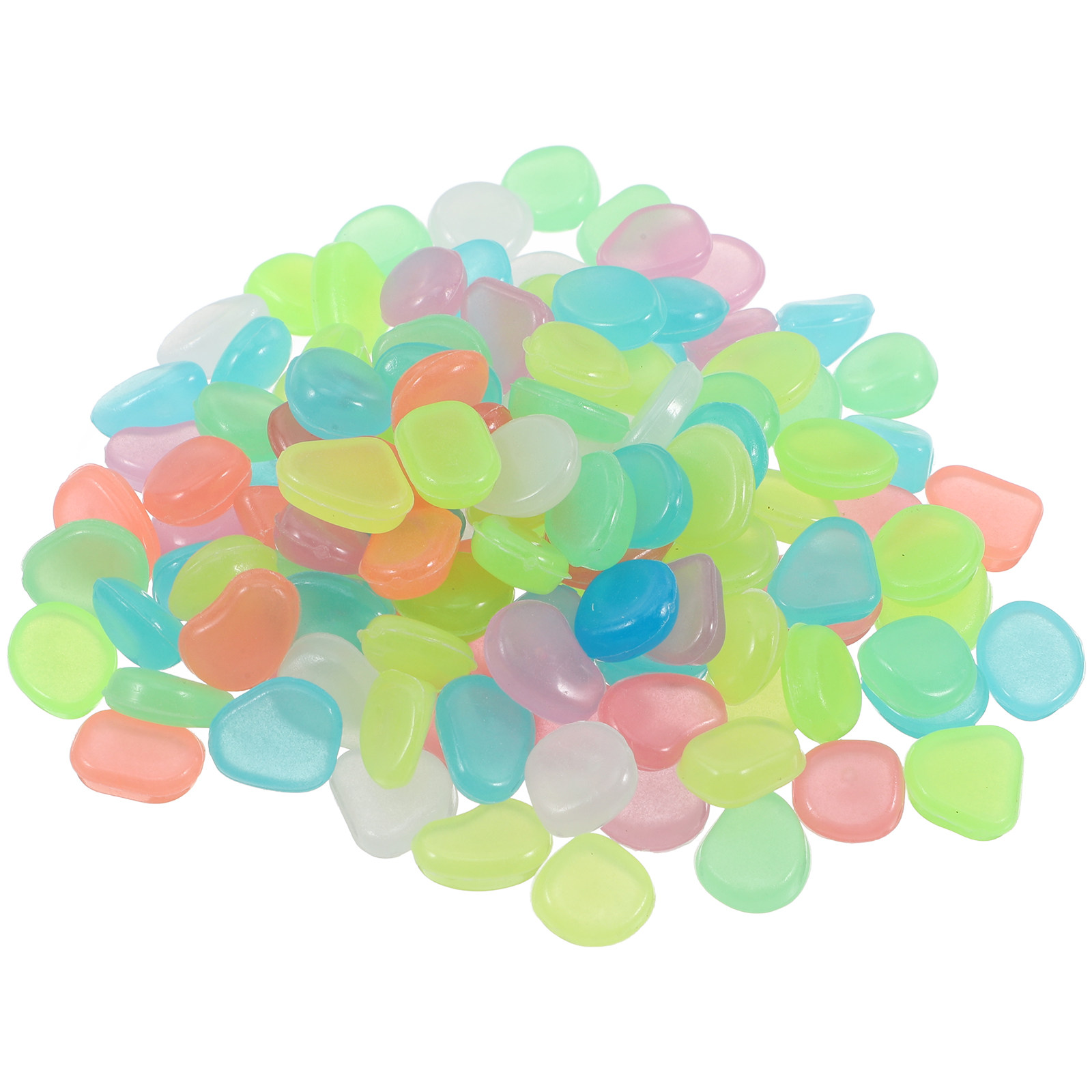 Aquarium Fish Glow In The Dark - 400 stuks Glow-in-the-dark kiezelstenen voor aquarium,
