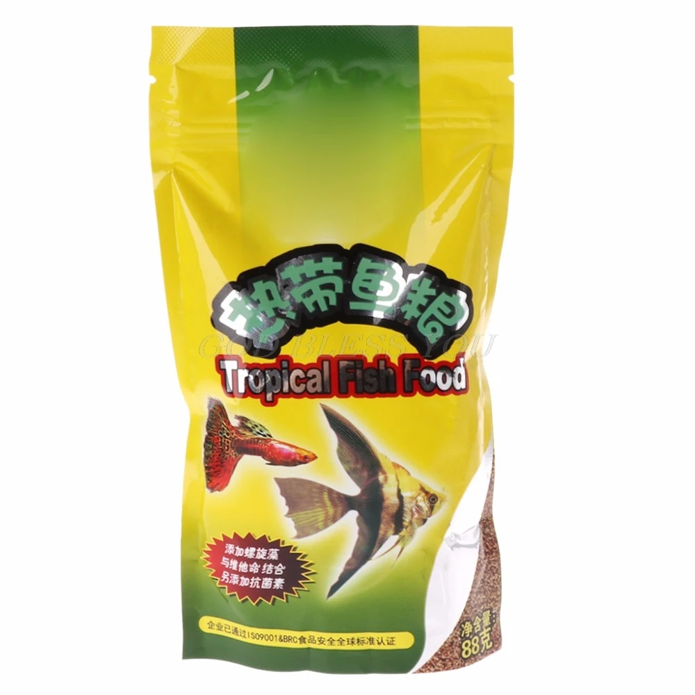 Aquarium Fish Food - Aquariumtank Tropisch visvoer Kleine visvoer Graan