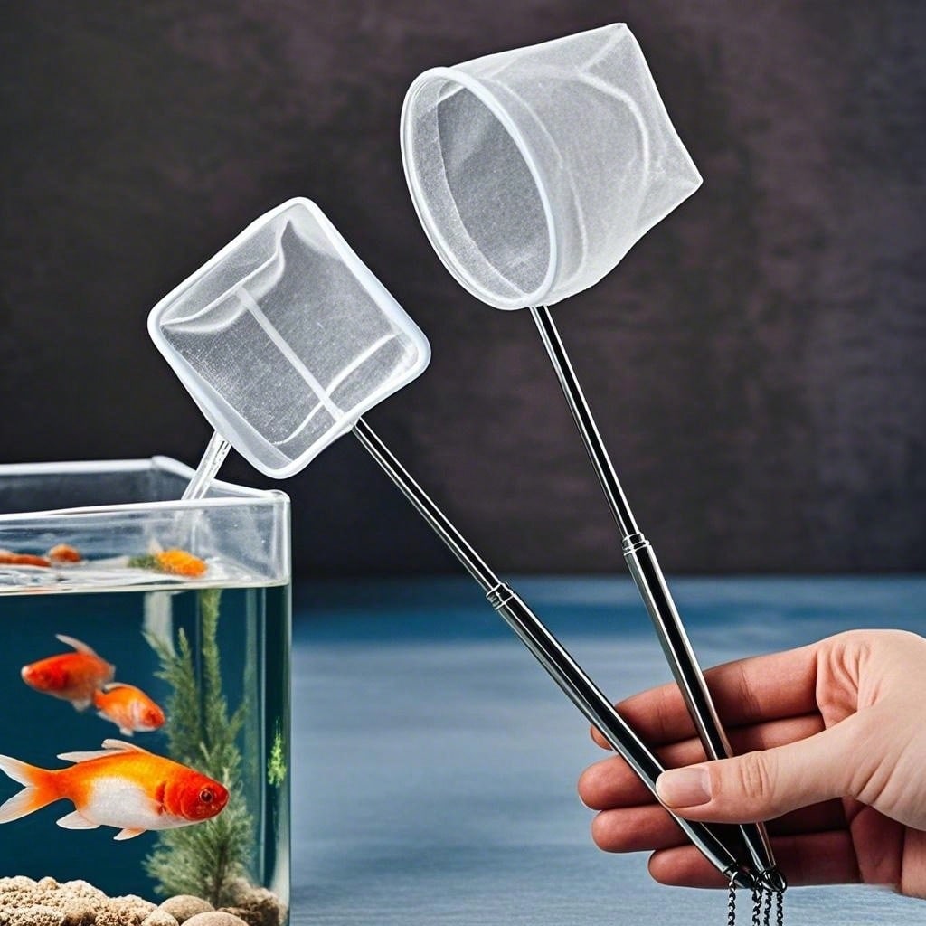 Aquarium Fish Food - Aquarium Visnet - een intrekbaar, dicht