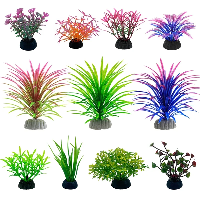 Aquarium Fish Artificial - PVC Aquarium Decoratieve Simulatie Kunstmatige Bladeren