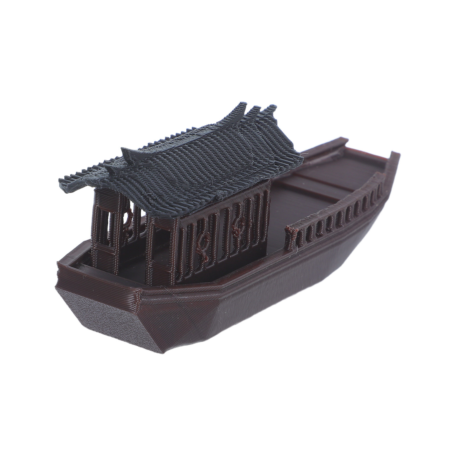 Aquarium Fishing - Miniatuur Chinese Visboot Vintage Drijvend Decor