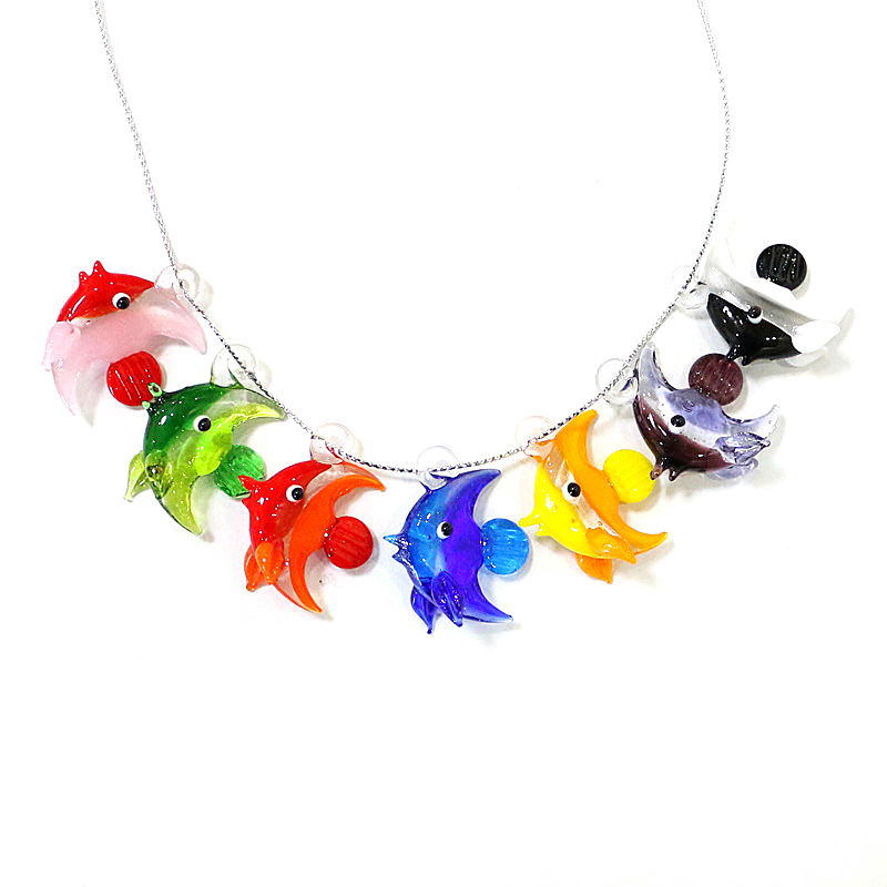 Aquarium Mini Fish - 2 Pack Miniatuur Marine Dier Hanger