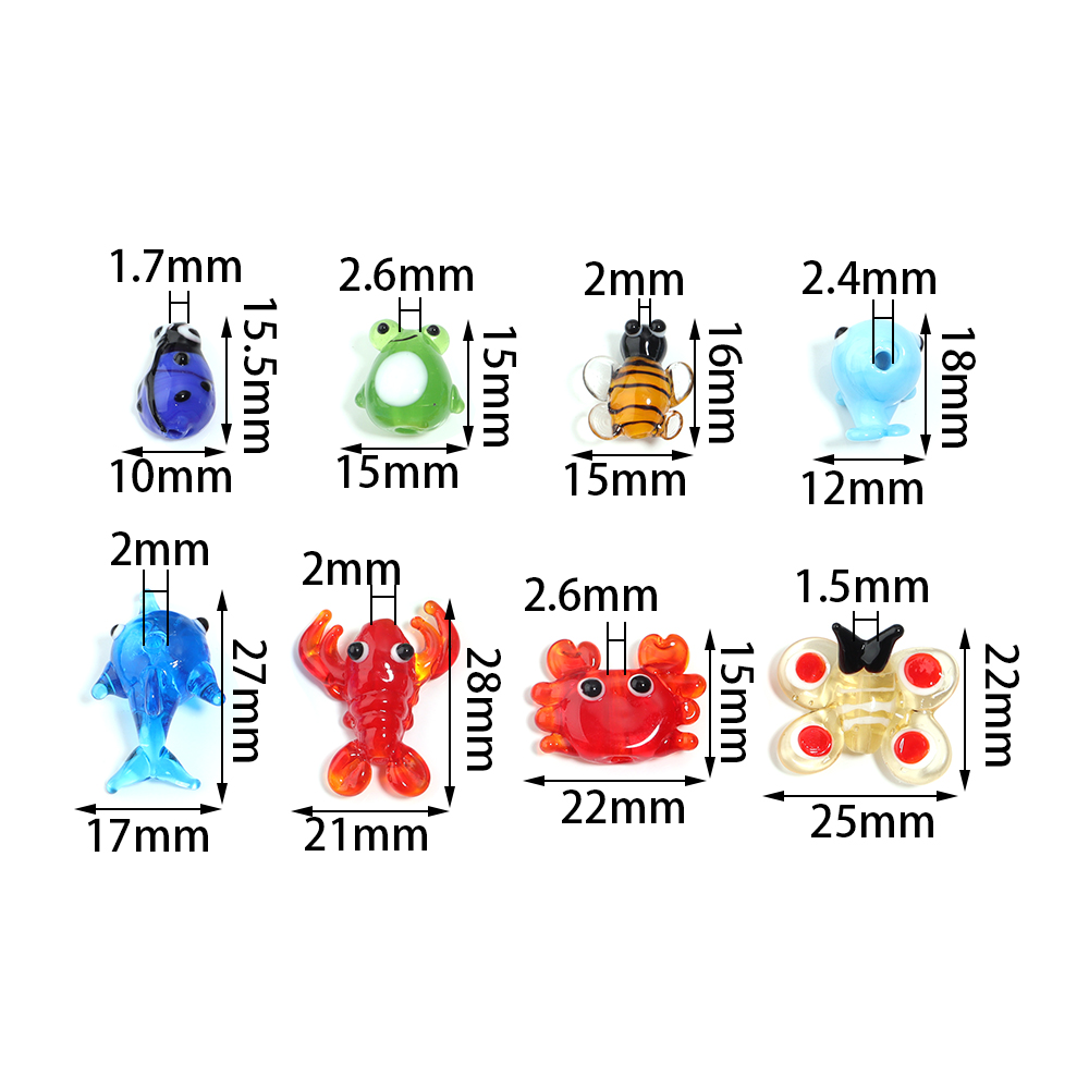 2 Stuks Glazen Hanger Zeediere - Aquarium Mini Fish recensie en prijs