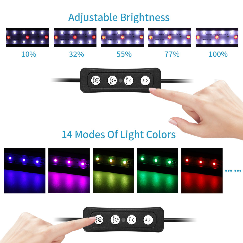Kleurrijke LED-aquariumverlich - Aquarium Fish Colour recensie en prijs