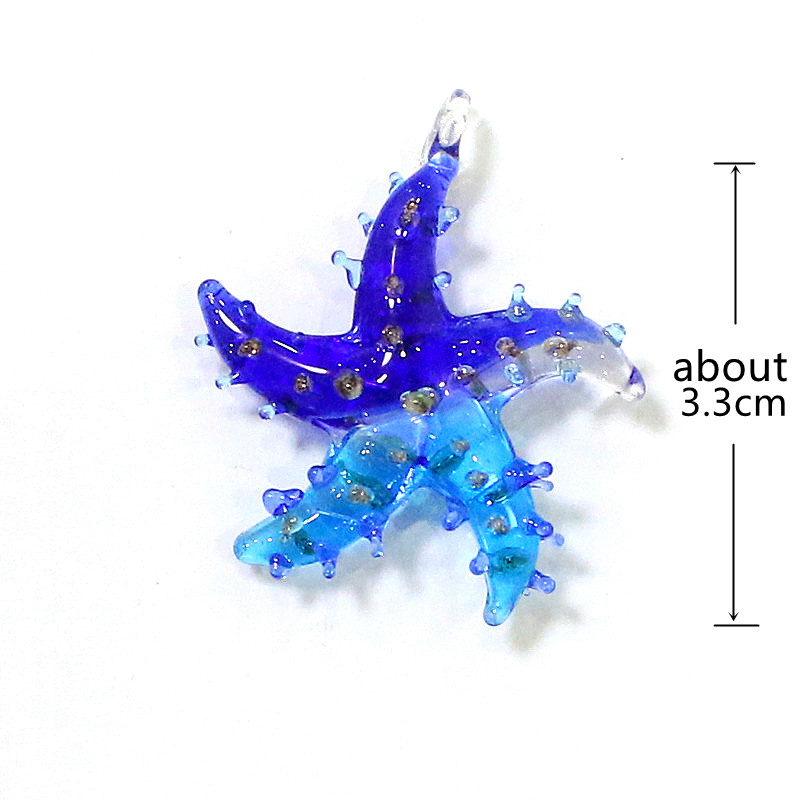 miniatuur glas zeester hanger  - Aquarium Mini Fish recensie en prijs