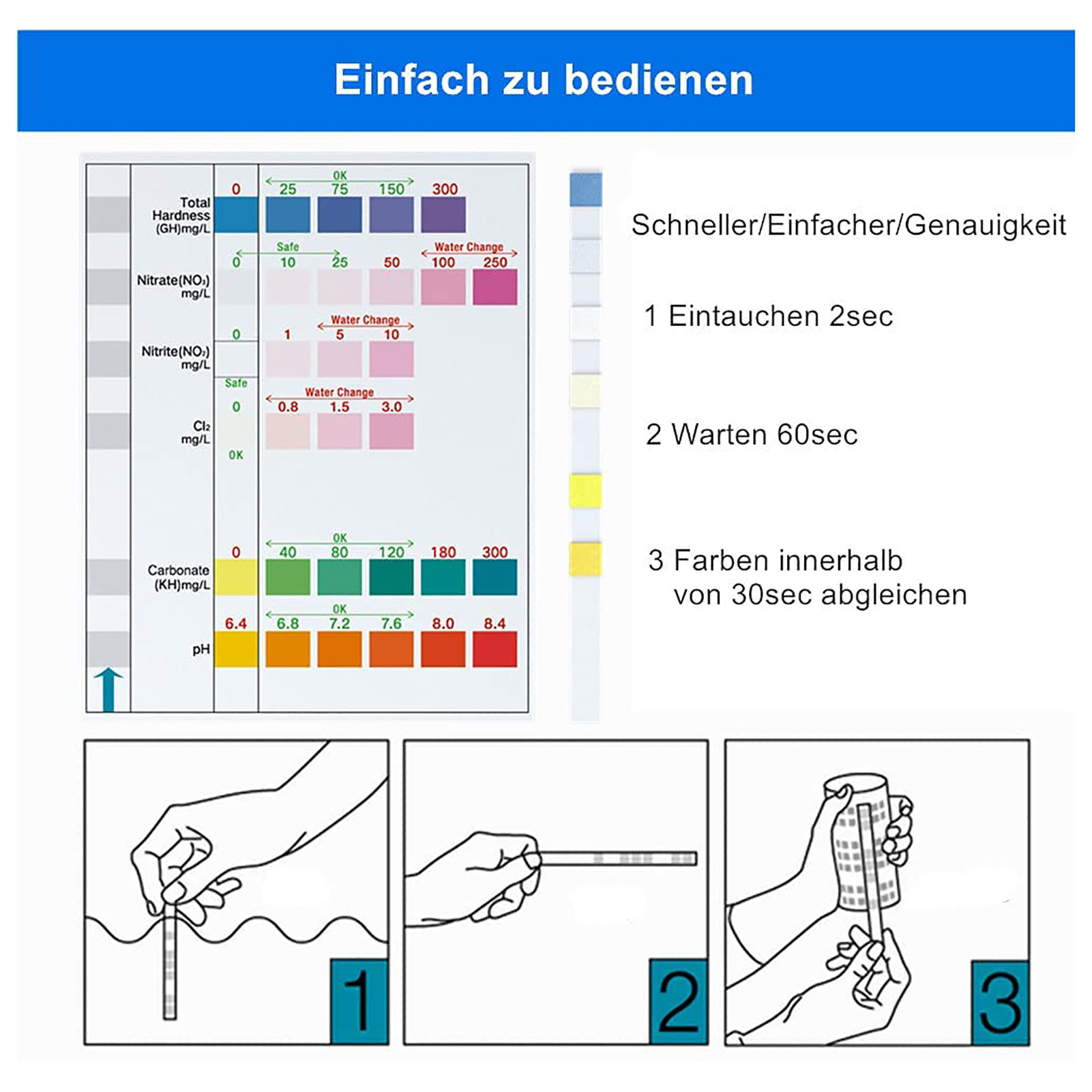 100 stks 6-in-1 Waterkwaliteit - Aquarium Fish In Pond recensie en prijs
