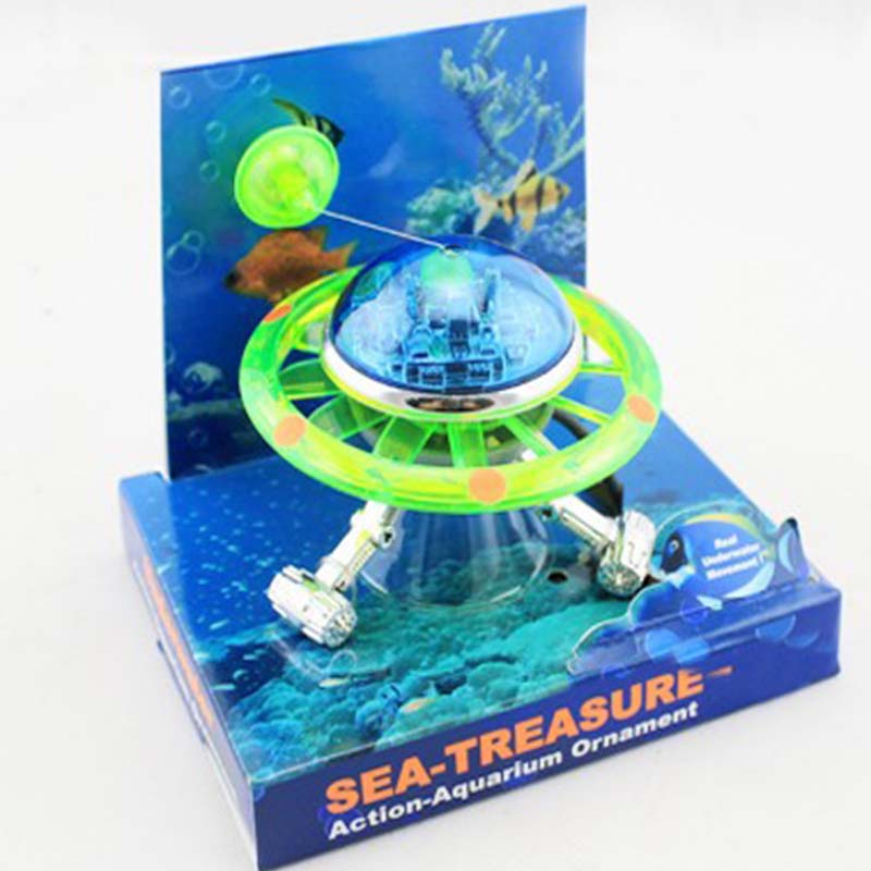 Hangende UFO Aquarium Beeldje  - Aquarium Fish World recensie en prijs