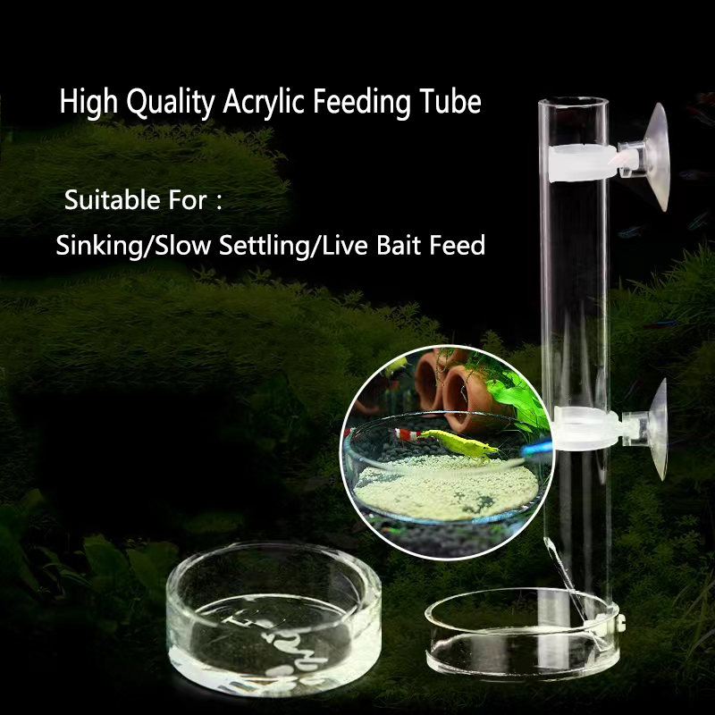 1Pcs Acryl Aquarium Feeder Bui - Aquarium Fish Food recensie en prijs